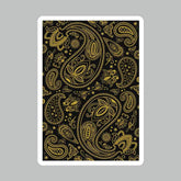 Paisley Magical Black Playing Cards